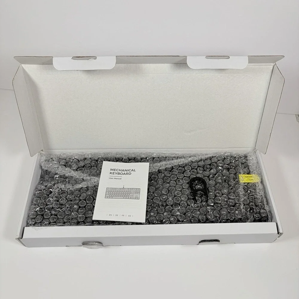 Brand New In Box PiCTEK Wired‎ Mechanical TKL Gaming Keyboard PC244A RGB